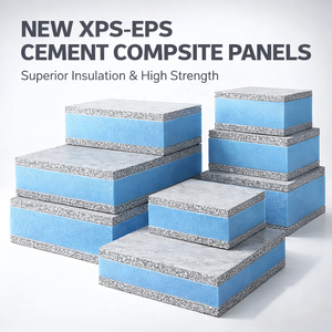 Panneau mural sandwich en ciment XPS EPS pour environnements à températures extrêmes avec propriétés anti-gel et résistantes à la chaleur - Product Image 3