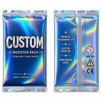 Pochette mate douce au toucher, anti-poussière, pour cartes photo, cartes de jeu, emballage personnalisé imprimé