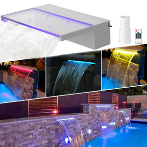 Lámpara de Pared LED con Efecto Cascada, Control Remoto Inteligente RGB para Interiores y Exteriores, Fuente, Entrada, Piscina, Luces Decorativas para Agua - Product Image 2
