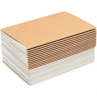 Carnet de notes personnalisé créatif pour bureau, format B5 A5, couverture en papier brun, reliure cousue, 80 feuilles de papier