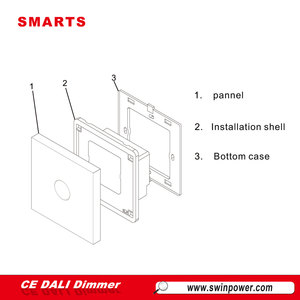 Đèn Trần Led Dali 220V Công Tắc Điều Chỉnh Độ Sáng 1 Kênh Công Tắc Thủ Công - Product Image 3