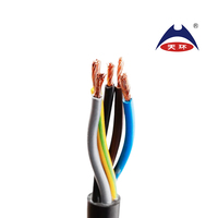 Cable Eléctrico Industrial H07RN-F de 2-6 Hilos, 4-25mm2, Flexible, Aislado y Revestido de Goma, 450/750V -30~90