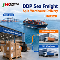 Transitaire maritime Chine-USA pour Amazon FBA et livraison en entrepôt partagé 3PL, livraison porte-à-porte, livraison rapide
