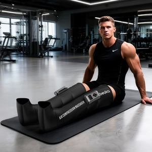 Bottes de pressothérapie Beoka pour la récupération sportive, bottes de compression sans fil à 5 chambres, masseur de jambes à compression d'air ACM-PLUS-A1 - Product Image 4
