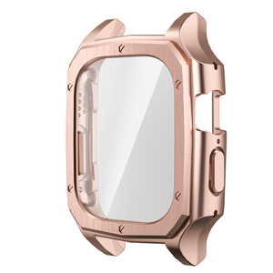 IVANHOE Glass + funda para Apple Watch Ultra 2 49mm Correa Chapado PC Bumper + Protector de pantalla Cubierta templada Iwatch Series Band - Product Image 5