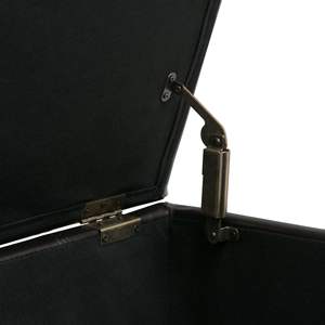 Banco Otomano de Almacenamiento DB Dover, Cuero PU, MDF, Extensible, Diseño Moderno para Dormitorio, Sala de Estar, Muebles para el Hogar - Product Image 2