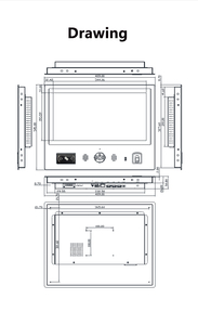 <span class=keywords><strong>PC</strong></span> industriel 15,6 pouces Android 11, écran tactile IPS FHD, IP65, 2G+32G, 85/85/85/85, tout-en-un, POE/NFC/caméra/lecteur d'empreintes digitales - Product Image 6