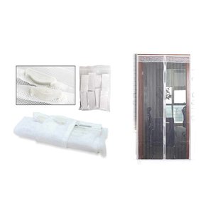 * Presa * zanzariera magnetica bianca porta/tenda finestra con Velcro adesivo dimensioni 120x220cm-casa e giardino/ - Product Image 5