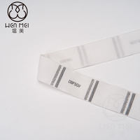 Sangle en nylon imprimée sur mesure, logo et texte imprimés en blanc, ruban en nylon pour vêtements, lingerie et accessoires