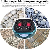 Appareil de massage des pieds à vitesse variable pour la circulation sanguine et le bien-être, machine de massage des tissus profonds en spirale