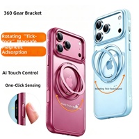 Coque de téléphone de luxe antichoc IDEAL Factory pour iPhone 16 17 18 Pro Max avec anneau magnétique et bouton de contrôle de caméra IA