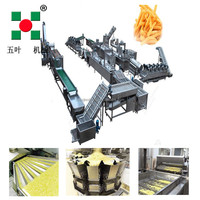Fabriek Op Maat Gemaakte Industriële Commerciële Grote Output Automatische Frietjes Snelvriesmachine Frietjes Productielijn