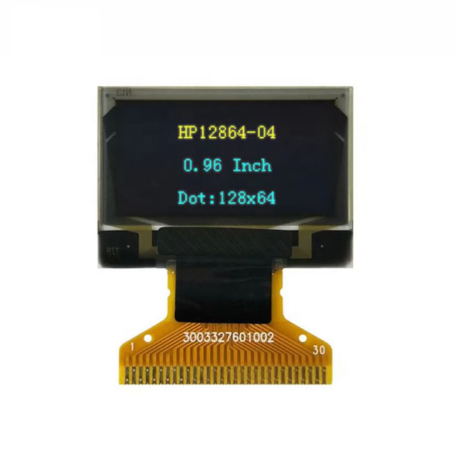 Hot Selling 0.96 Inch 128x64 OLED Display Module SSD1306 FPC COG Screen Factory Direct Wholesale Price
