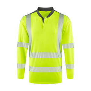 Customized <b>High</b> Visibility Reflective Safety Short Sleeve <b>T</b>-<b>Shirt</b> Polyester Construction Security Workwear Logo Hi <b>Vis</b> - Product Image 1