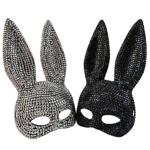 Adult Waterproof Rabbit Masquerade <strong>Mask</strong> &amp; Blindfold Set for Halloween Party Role Play Sex Toy - Product Image 1