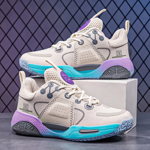 Low-Top <strong>Outdoor</strong> Casual <strong>Basketball</strong> <strong>Shoes</strong> - Best-Selling for Students, Large Size, Anti-Slip <strong>Basketball</strong> <strong>Shoes</strong> - Product Image 2