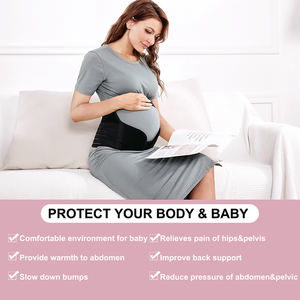 3 in 1 cilt dostu yumuşak ayarlanabilir annelik göbek bandı hamile kadınlar için gebelik kemeri göbek bandı - Product Image 3