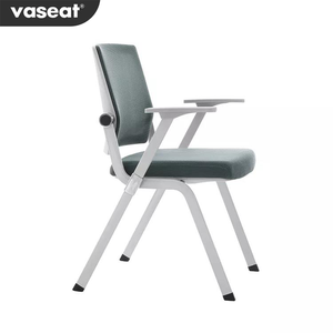 Sedia da Ufficio di Alta Qualità con Schienale in Rete, Struttura Pieghevole, Senza Ruote, per Scrivania e Conferenze - Product Image 3