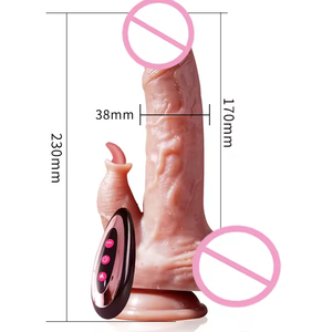 Double-Ended Adult Sex Toy Soft Female Dildo Masturbator with Variable Frequency G-Spot Simulation <b>Vibrator</b> in Box - Product Image 5