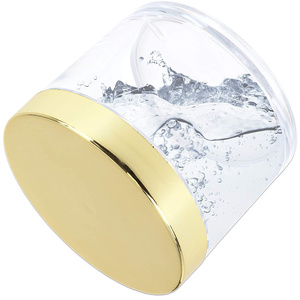 Pet nhựa Jar mỹ phẩm Kem Jar Kem chăm sóc da bao bì với mạ điện Nắp vàng - Product Image 3
