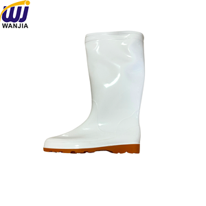 WANJIA Agricultura PVC Gumboots con punta de acero Suela Botas de lluvia de seguridad Goma impermeable <span class=keywords><strong>Veterinaria</strong></span> Pesca Jardín Agricultura - Product Image 2