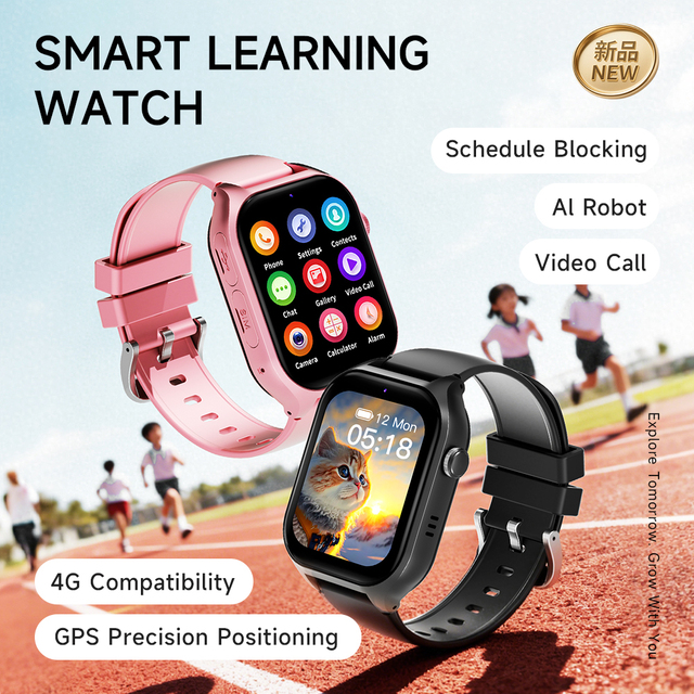 Wholesale 4G Smart Watch for Kids With Camera Video Calling GPS Precision Positioning WIFI 800mAh Battery Long Life Smartwatches