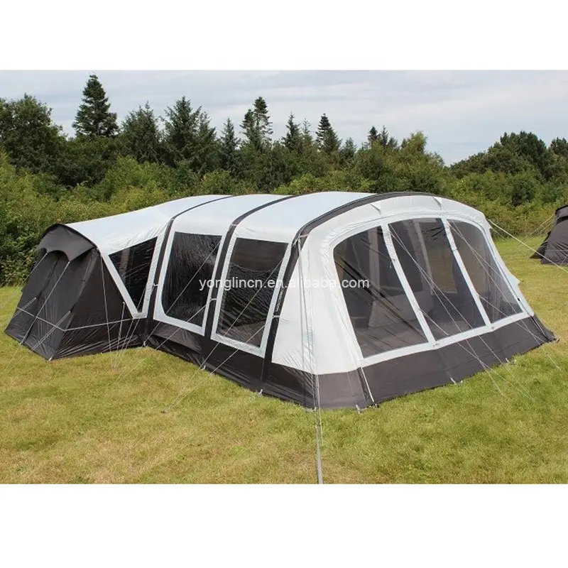China supplier two room extra colorful large outdoor waterproof camping inflatable Tent
