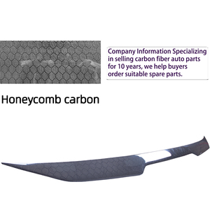 สปอยเลอร์หลังคาร์บอนไฟเบอร์ทรงรังผึ้งสไตล์ PSM สำหรับรถ A6 C7 Sedan ปี 2012-2015 - Product Image 4