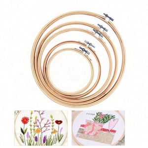 Hot Sale Natural Bamboo Eco-Friendly <b>Embroidery</b> Hoop <b>Frame</b> with Carved Music Folk Art Design for Chinese New Year - Product Image 3