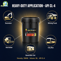 Huile moteur diesel haute performance 18L 10W40 pour camions, bus, tracteurs et engins de construction