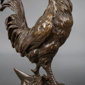 Özel bronz horoz heykeli Modern sanat açık bahçe heykel kilise tapınak kapalı uygulama için 1 yıl garanti - Product Image 2