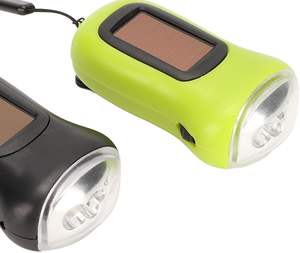 Linterna de Bolsillo Multifuncional de Plástico ABS con 3 LED Súper Brillantes, Carga Solar y Manivela, para Camping y Supervivencia - Product Image 6