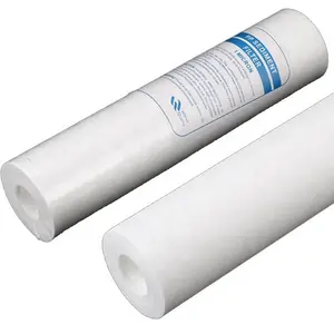 Elemento de filtro Pp soplado en fusión para fábrica de alimentos blancos, filtro Industrial especial, elemento purificador de agua, 40 pulgadas