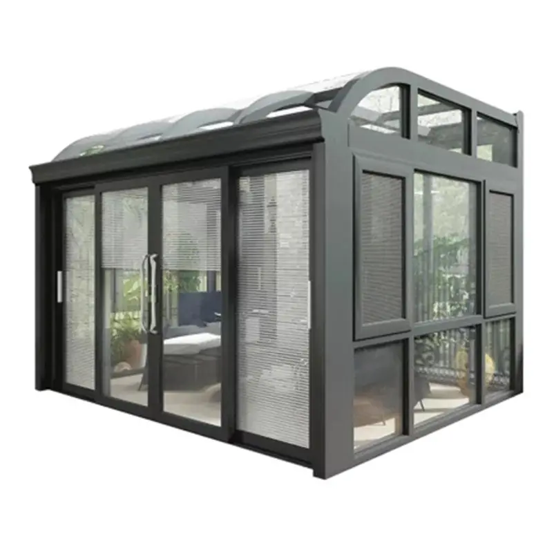 Outdoor Garden Glass Green House Sunroom Aluminium Room