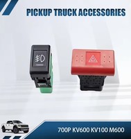 NUEVO Interruptor de Luces Antiniebla HNROCK, Interruptor de Luces de Emergencia 700P KV600 KV100 M600 para Isuzu