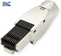 Connecteur ethernet cat 8 de haute qualité connecteur cat8 blindé prises modulaires RJ45 40 Gbps 2000MHz