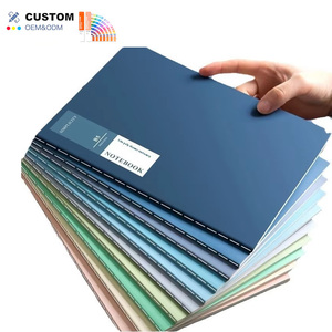 B5 <strong>Notebook</strong> Thickened Student Journal Book Simple Horizontal Line Printed A5 Size Leather Cover Wholesale Exercise Book Car Line - Product Image 1