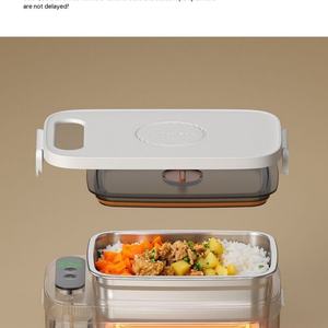 OEM Design 14000Mah <b>Battery</b>-<b>powered</b> Rechargeable Lunch Box Portable Travel Cordless <b>Heated</b> Food Warmer for Outdoor - Product Image 3