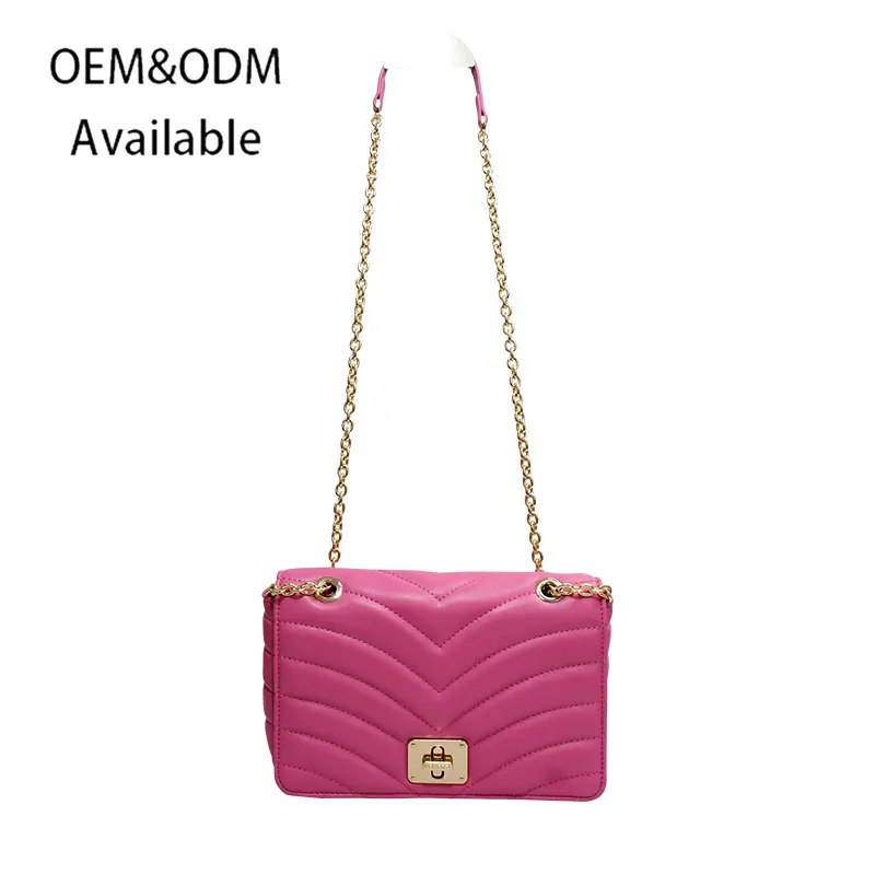 New Luxury Brand Lady Hand Bags Purses PU Leather Square Shoulder Bag For Women Handbags Custom