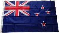 Drapeau imprimé Nouvelle-Zélande simple ou double face en polyester 100% de 3x5 pieds, vente en gros, nouveauté