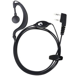 Casque pour talkie-walkie, type K, universel, noir, 32 ohms, plastique, longueur de câble 90 cm, accessoire audio - Product Image 2