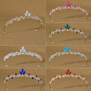 Petite princesse cristal couronne Style Simple strass diadèmes pour fille fête d'anniversaire adulte cérémonie enfants cheveux accessoires - Product Image 4