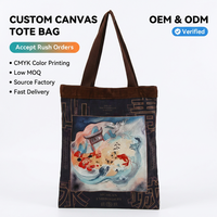Bolsa de algodón para playa, bolso de lona, estuche para cuchillos, embalaje sostenible, cierre con cordón, bolsas de trabajo para enfermeras, con fuelle en T, estampado en caliente