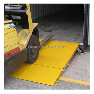 Bluff 10t High Quality Trailer Container Dock Plate Ramp Load Lifter Equipment Hydraulic Mobile Container Loading Dock Ramps - Product Image 1