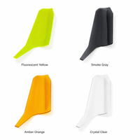 Diffuseur de lumière en acrylique PMMA irrégulier sur mesure, moulé par injection, pour vente en gros
