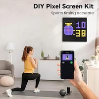Layar Pixel Digital 64x64 untuk Kontrol Aplikasi, Pola Animasi IDotmatrix DIY, Teks, Jam Digital, Foto, Layar Pintar untuk Dekorasi dan Hadiah