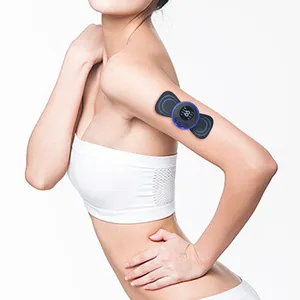Usb Rechargeable Body Muscle Stimulator Mini Electrics Butterfly Ems Pulse Cervical Neck Massager