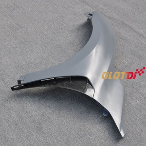 Olotdi Rejilla de Ventilación Lateral de Fibra de Carbono Real Negra para Guardabarros para FK8 Type R 2017-2020 - Product Image 6