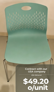 Silla de Comedor Moderna de Plástico con Patas Cromadas, Diseño Apilable para Hotel, Cafetería, Restaurante, Oficina, Precio con Envío a EE. UU. - Product Image 6