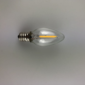 Ampoule LED E12 E14 à vis, petite, type bougie <span class=keywords><strong>Edison</strong></span>, C7, en cristal, blanc chaud, 0,6W 1W, veilleuse - Product Image 5